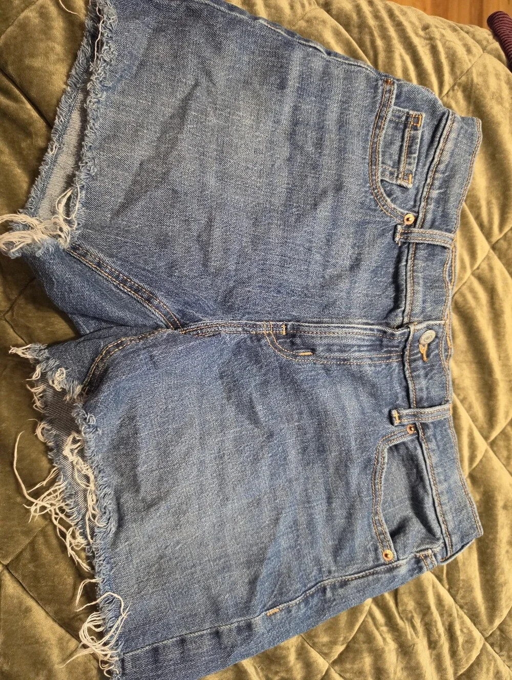 Old Navy Denim Boyfriend Shorts - Medium Blue